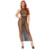 Leg Avenue - Abito Halter a Doppia Rete Senza Schienale