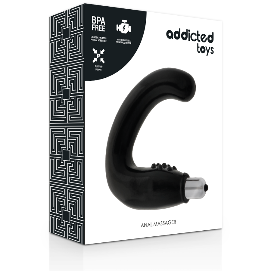 Addicted Toys - Massaggiatore Anale Nero - immagine 3