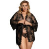 Subblime - Queen Plus Lace Peignoir Maniche Svasate