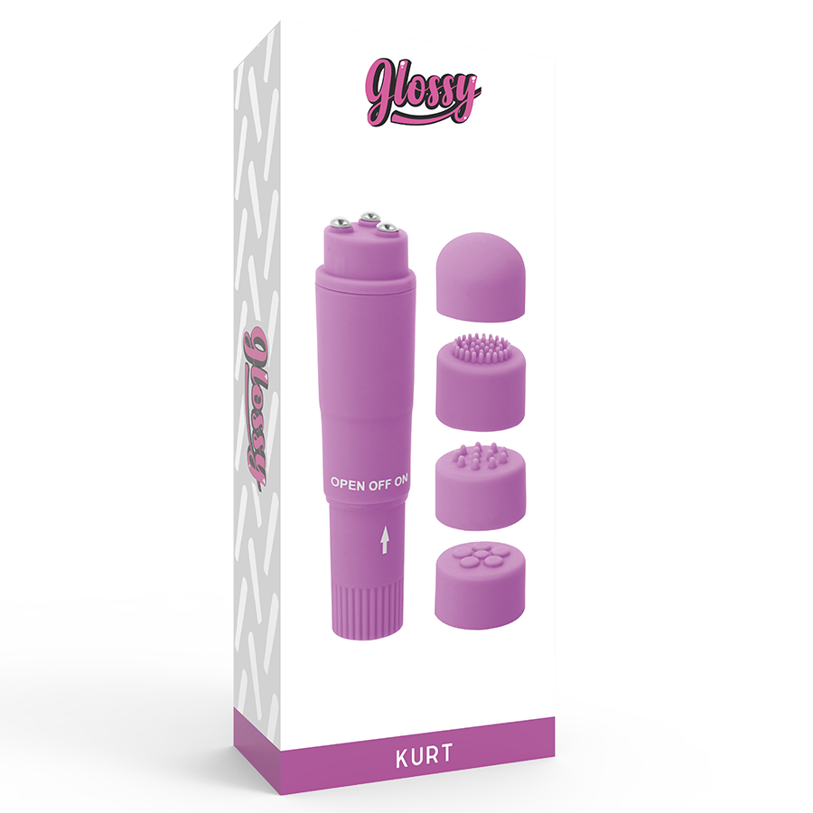 Glossy - Massaggiatore Kurt Pocket Viola - immagine 4