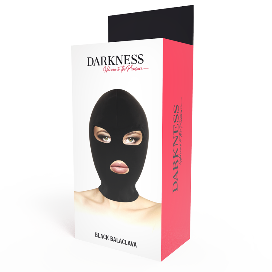 Darkness - Maschera di Sottomissione Bdsm Bocca e Occhi Nera - immagine 3