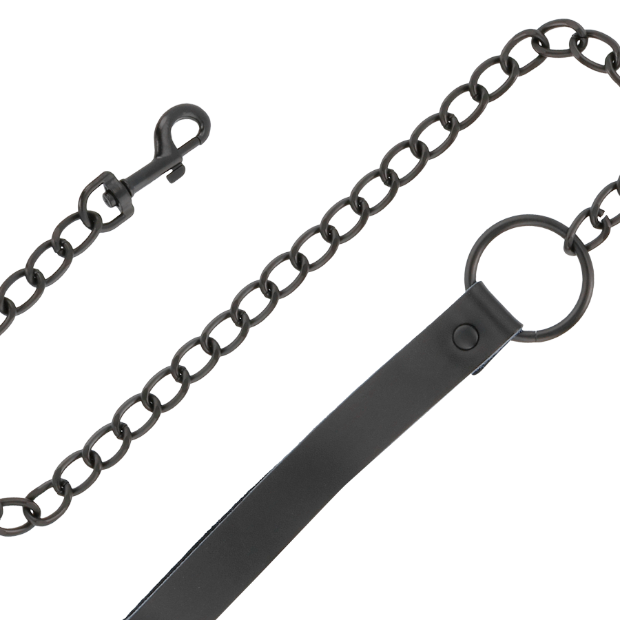 Darkness - Collana Nera con Catena - immagine 4