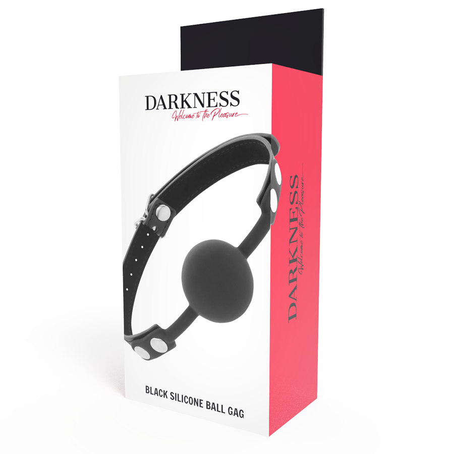 Darkness - Bavaglino in Silicone Nero - immagine 4