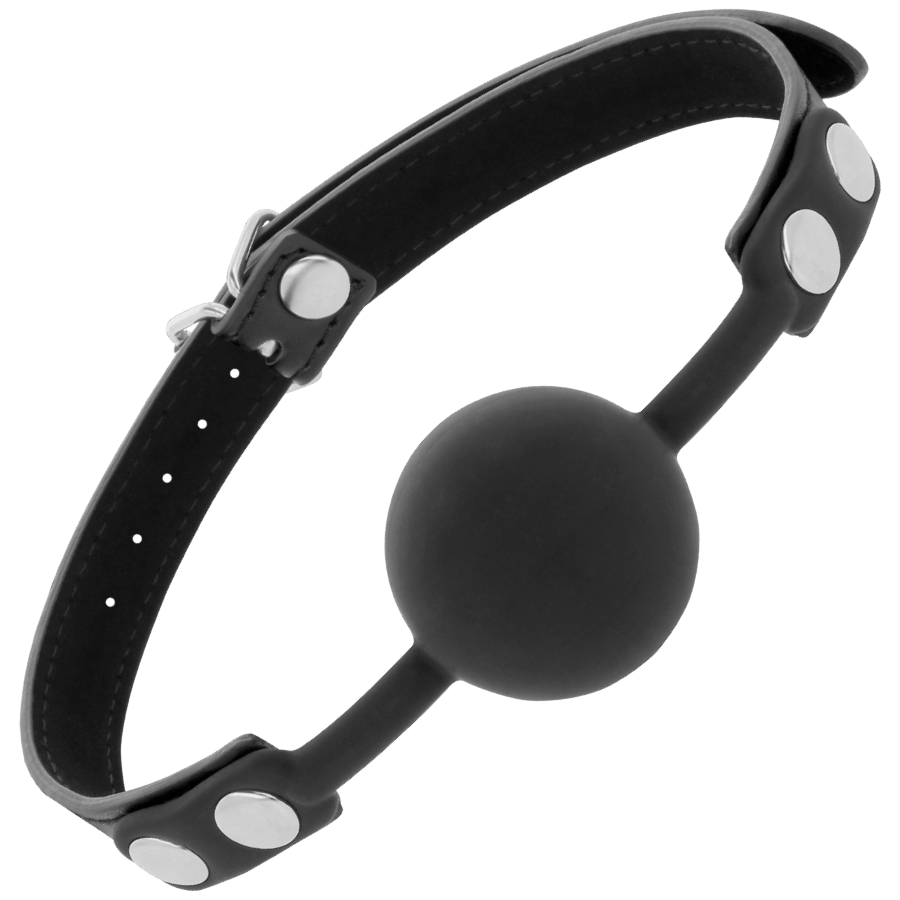 Darkness - Bavaglino in Silicone Nero - immagine 2