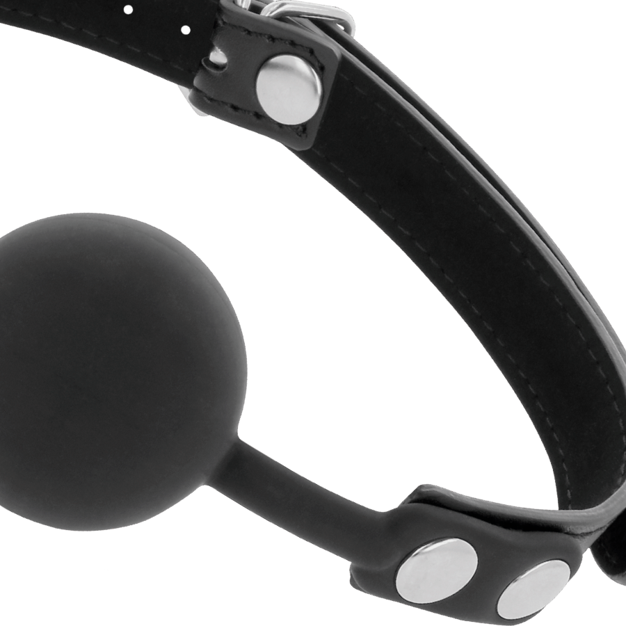 Darkness - Bavaglino in Silicone Nero - immagine 3