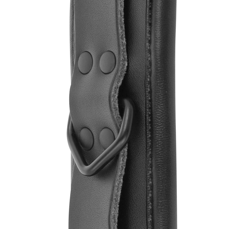 Darkness - Manette Regolabili in Pelle Nera - immagine 5