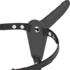 Fetish Submissive Harness - Vibratore in Silicone Nero 15 Cm