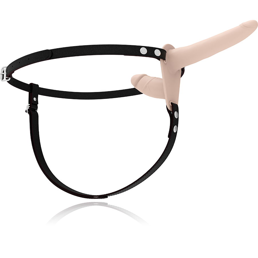Fetish Submissive Harness - Vibratore Flesh Up A Doppia Penetrazione - immagine 3