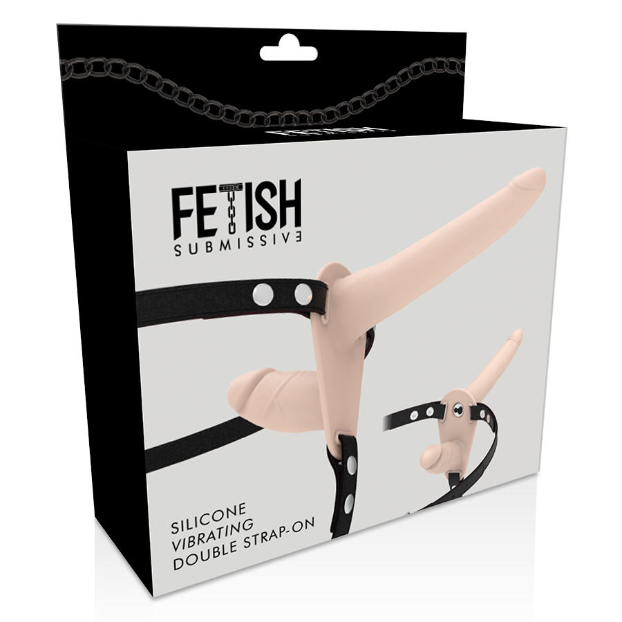 Fetish Submissive Harness - Vibratore Flesh Up A Doppia Penetrazione - immagine 6