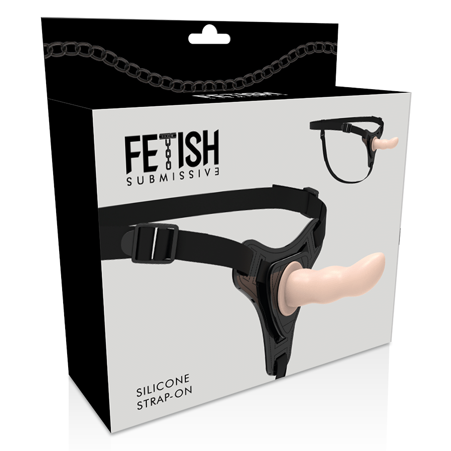 Fetish Submissive Harness - Silicone Carne Punto G 12,5 Cm - immagine 5