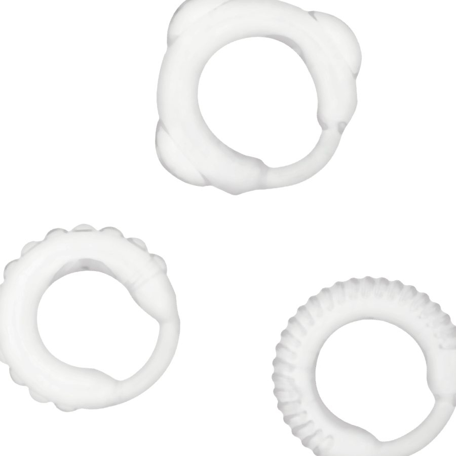 Addicted Toys - Set C-Ring Trasparente - immagine 3
