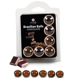 Secretplay - Set 6 Palline Brasiliani Cioccolato