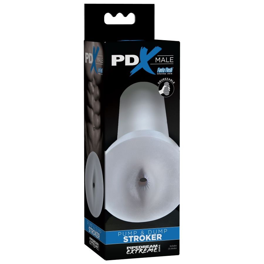 Pdx Male - Pompa e Stroker Dump - Trasparente - immagine 3