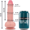 Rockarmy - Liquid Silicone Premium Mustang Realistico 18 Cm Ø 4.14 Cm