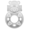 Casual Love - 26 Anello Vibratore Coniglietto Trasparente
