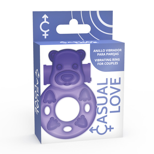 Casual Love - Anello Vibratore 26 Lilla Coniglietto - immagine 3