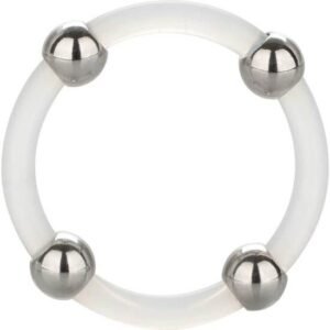 Calexotics - Anello In Silicone Con Perline In Acciaio L