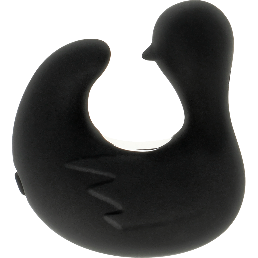 Black&Silver - Duckymania Ditale Ricaricabile Stimolante D'anatra in Silicone - immagine 4