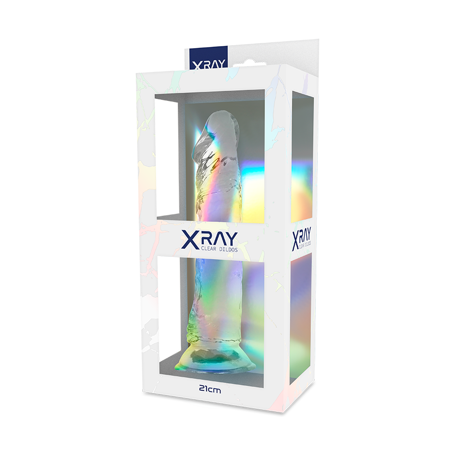 X Ray - Cazzo Trasparente 21 Cm Ø 4 Cm - immagine 2