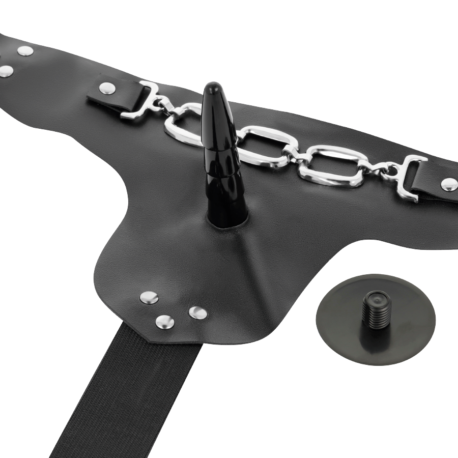 Harness Attraction - Imbracatura George Vibratore Realistico 19 Cm Ø 4 Cm - immagine 4