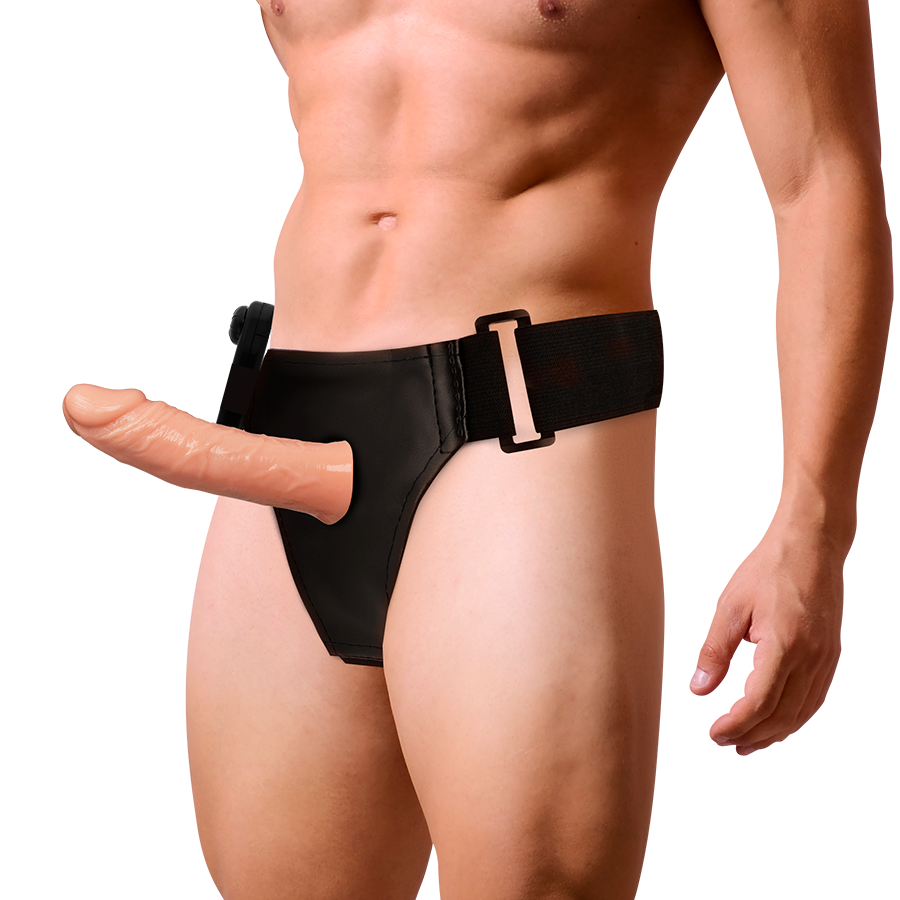 Harness Attraction - Imbracatura Hollow Benny con Vibratore 15 Cm Ø 4.5 Cm - immagine 2