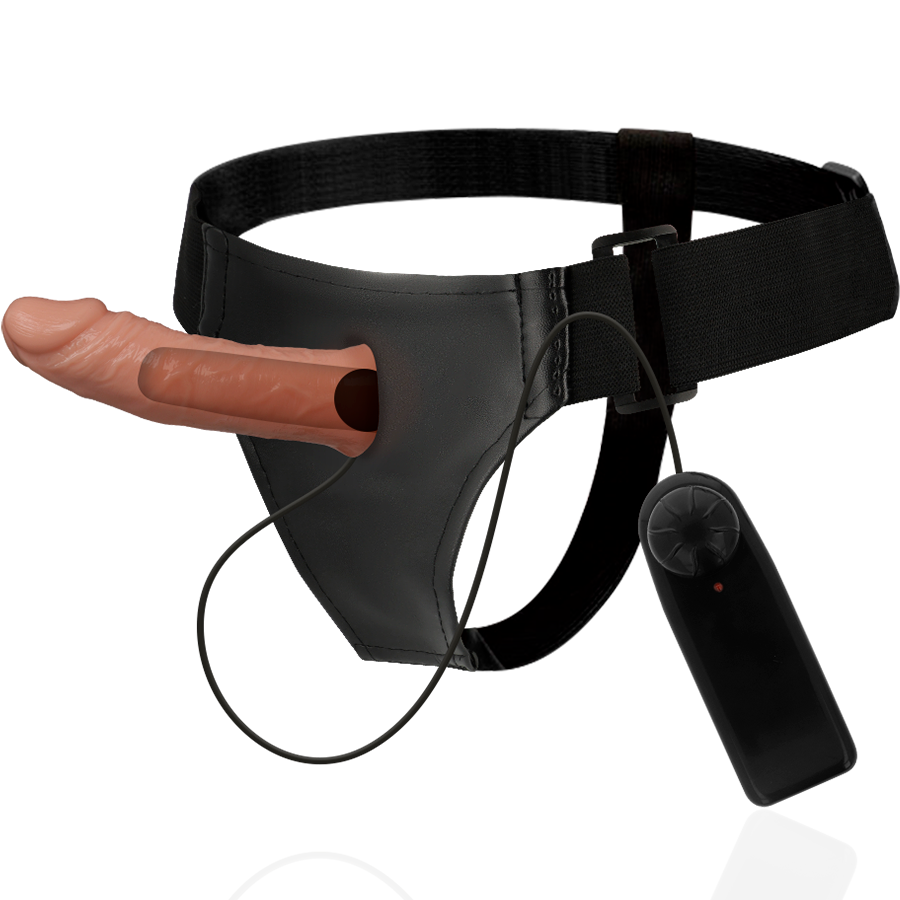 Harness Attraction - Imbracatura Hollow Benny con Vibratore 15 Cm Ø 4.5 Cm - immagine 3