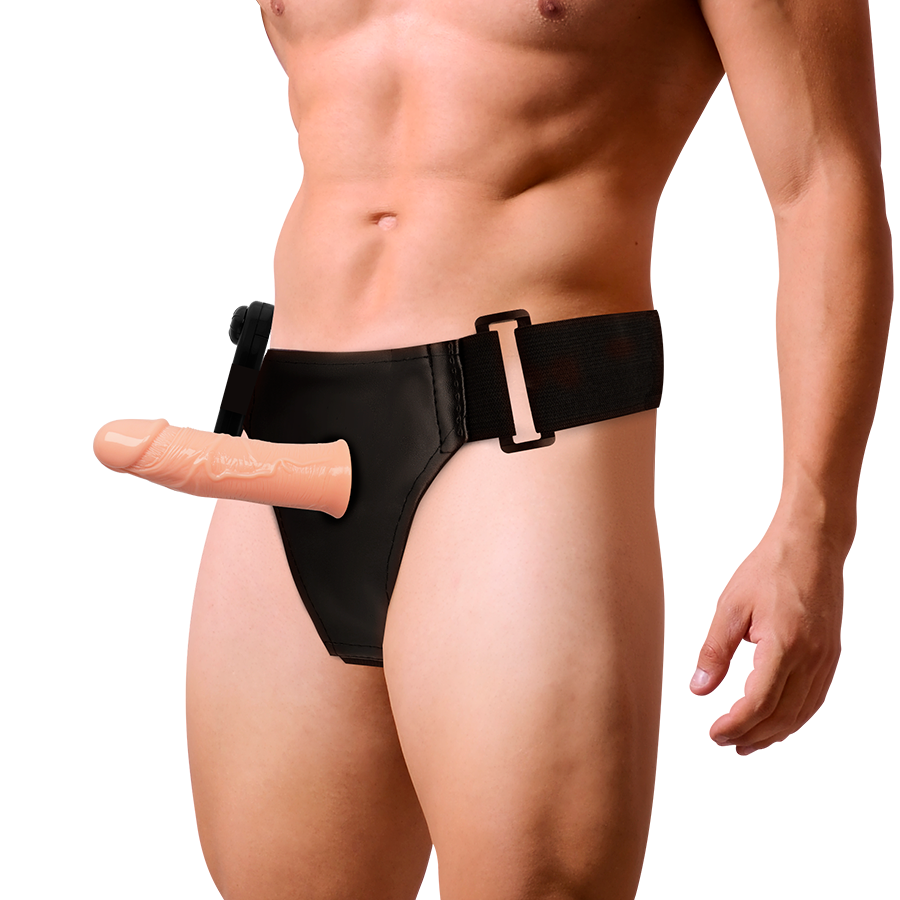 Harness Attraction - Gregory Hollow Imbracatura con Vibratore 16.5 Cm Ø 4.3 Cm - immagine 2