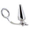 Metal Hard - Anello in Acciaio Duro con Tappo Anale 45 X 50 Mm