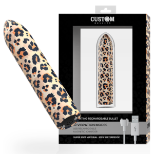 Custom Bullets - Personalizzati Ricaricabili Leopard 10 Intensità