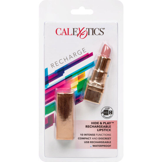 Calexotics - Bala Rossetto Ricaricabile Hide & Play Rosa Tenero - immagine 2