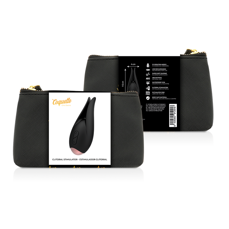 Coquette Chic Desire Flower – Stimolatore Clitoriale Nero/Oro - immagine 2