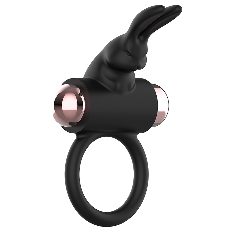 Coquette Chic Desire - Anello da Cazzo con Vibratore Nero/Oro - immagine 6