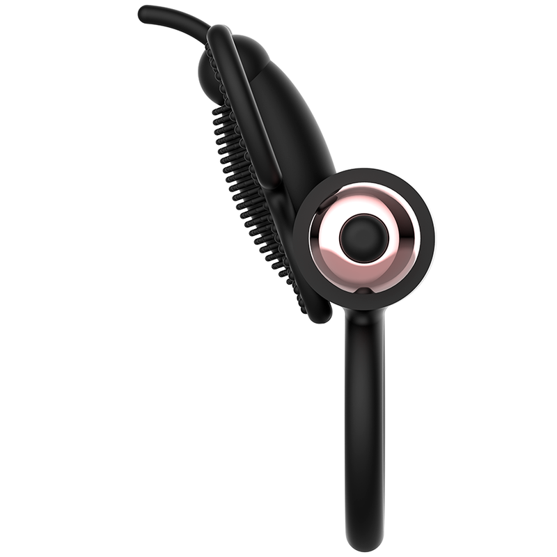Coquette Chic Desire - Anello Cazzo Farfalla con Vibratore Nero/Oro - immagine 2