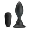 Mr Play - Plug Anale con Telecomando Vibrazione Nero