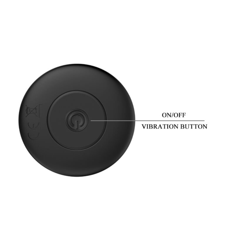 Mr Play - Plug Anale Vibratore Nero Ricaricabile - immagine 5