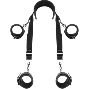 Fetish Submissive - Posizione Master con 4 Manette Rivestite in Noprene