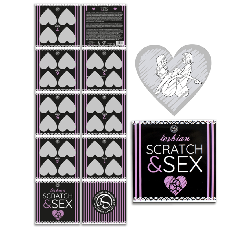 Secretplay - Gioco di Gratta e Sesso per Coppie Posizioni Lesbiche (Es/En/Fr/Pt/De) - immagine 2