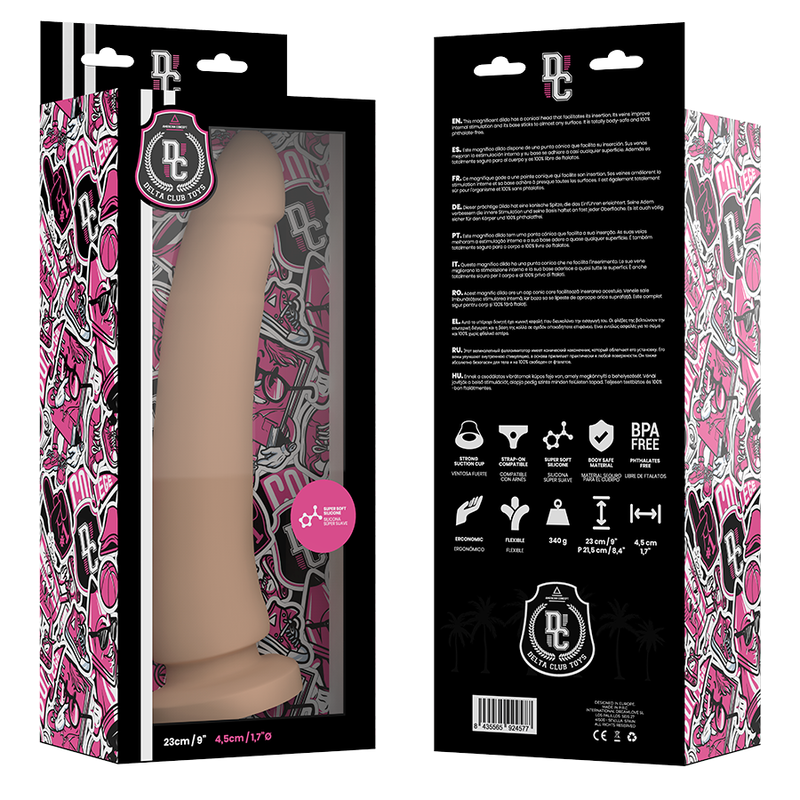 Delta Club - Toys Dildo Naturale in Silicone Medico 23 Cm Ø 4.5 Cm - immagine 4
