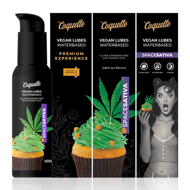 Coquette Chic Desire - Lubrificante Sativa Vegan Space Premium Experience 100 Ml - immagine 3