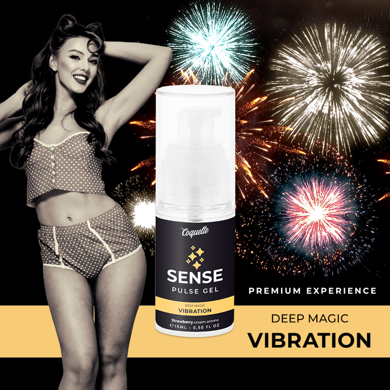 Coquette Chic Desire - Gel Vibrante Pulse Fragola Premium Liquido 15Ml - immagine 3