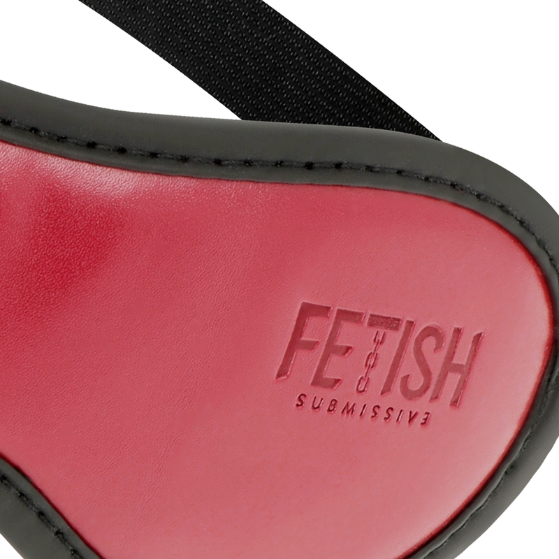 Fetish Submissive Dark Room - Maschera Vegana in Pelle con Fodera in Neoprene - immagine 3