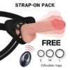 Rockarmy - Imbracatura + Vibratore in Silicone Liquido Telecomando Apache Premium 20.5 Cm Ø 4.62 Cm