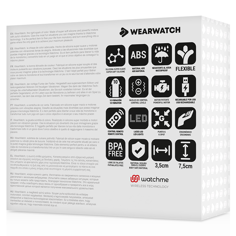 Wearwatch - Tecnologia Watchme Telecomando Uovo Fucsia / Niveo - immagine 6