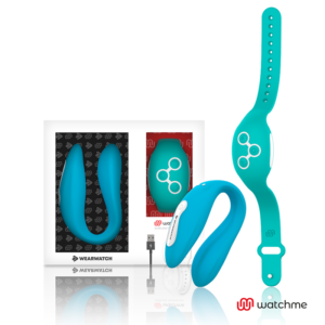 Wearwatch - Vibratore Watchme a Doppia Tecnologia Indigo/Acqua di Mare