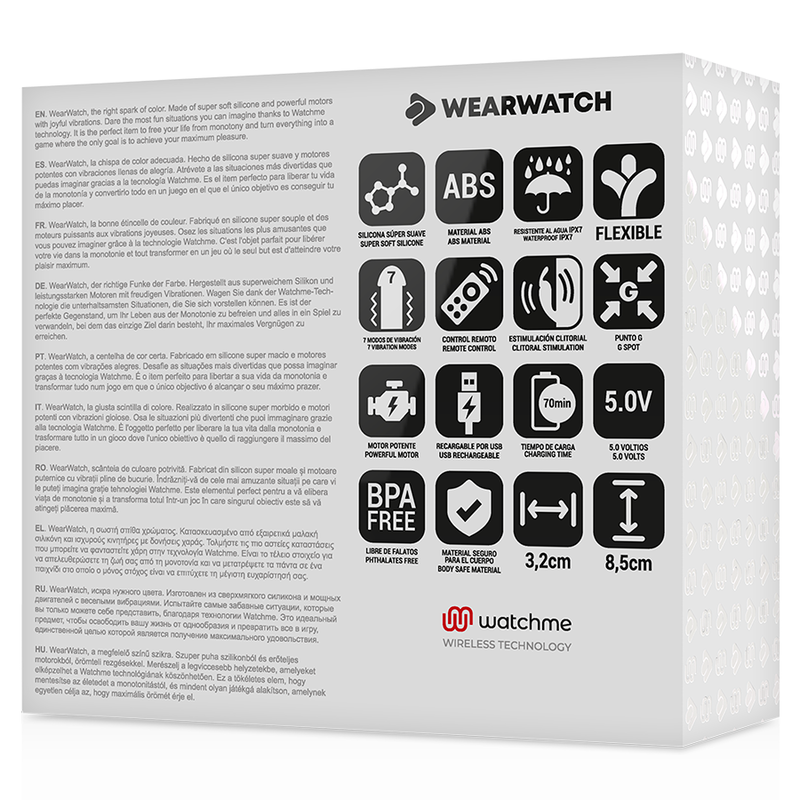 Wearwatch - Watchme Vibratore a Doppia Tecnologia Indigo / Rosa - immagine 6