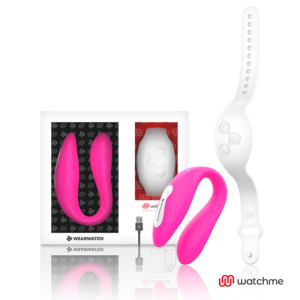 Wearwatch - Watchme Vibratore a Doppia Tecnologia Fucsia / Neve