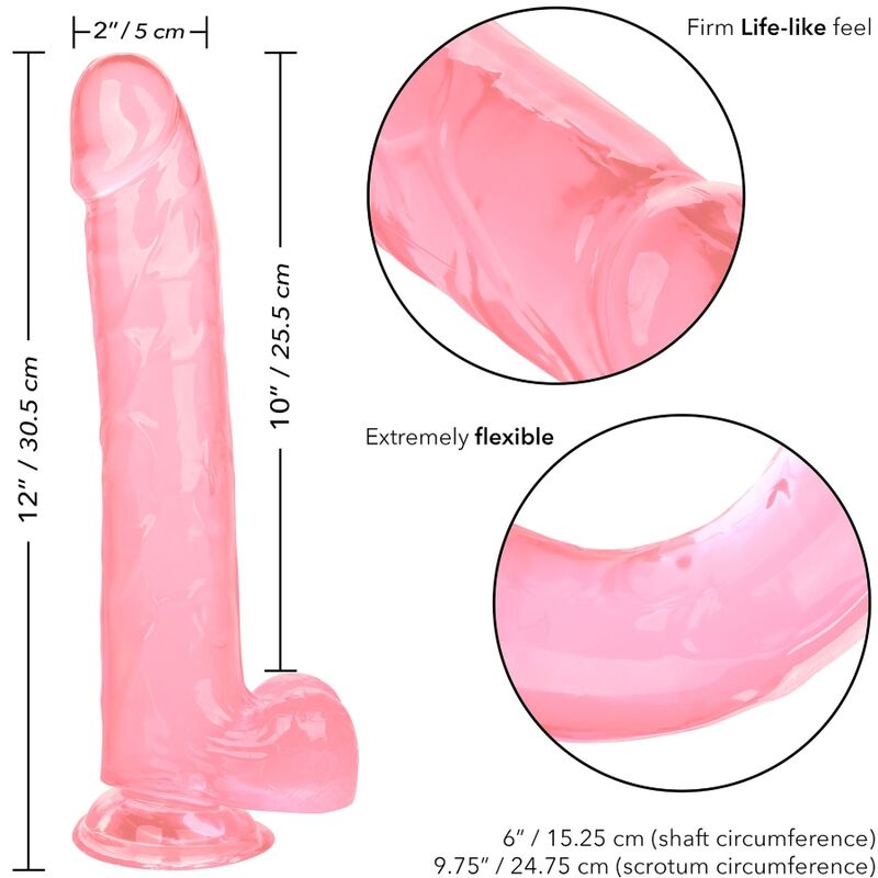Calexotics - Dildo Regina Taglia Rosa 25.5 Cm - immagine 6