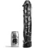 All Black - Dildo Gigante Con Pugno Morbido 32 Cm