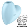 Satisfyer - Cutie Heart Stimolatore E Vibratore A Impulsi D'aria Blu