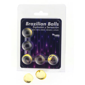 Taloka - 5 Sfere Brasiliane Gel Emozionante Vibrante Ed Effetto Shock